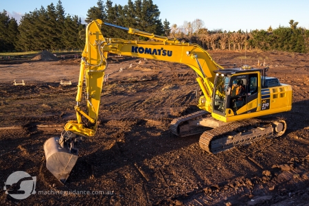 Komatsu iMC (Intelligent Machine Control) excavator