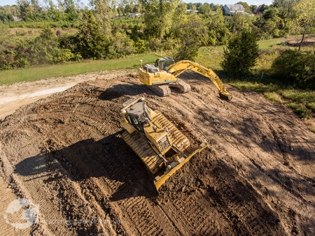 Machine guided construction at work