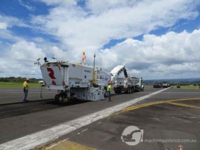 Machine Control Milling at Reef Runway