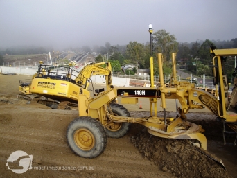 Trim Grader and GPS Excavator