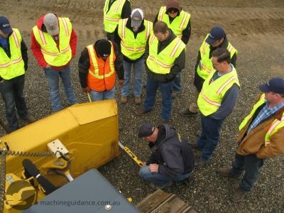 On-site Machine Guidance Training