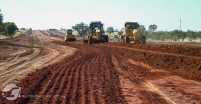 Qld Flood Repairs using Machine Guidance